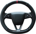 MEWANT DIY Stitching Steering Wheel Cover Wrap for Tesla Model 3 Highland 2023-2025/Model Y 2025 Highland for Tesla Model 3/Model Y Accessories