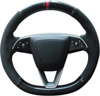 MEWANT DIY Stitching Steering Wheel Cover Wrap for Tesla Model 3 Highland 2023-2025/Model Y 2025 Highland for Tesla Model 3/Model Y Accessories