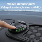 Multifunction Car Anti-Slip Mat, Universal Car Anti Slip Mat Phone Holder, Dashboard Accessories, 360° Rotating, with Tempora