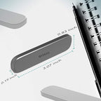 OQTIQ [2 Pack] Magnetic Car Mount, Phone Magnet for Car, Universal Stick On Rectangle Flat Dashboard Car Phone Magnet Mount for Cell Phones and Mini Tablets (Rectangle Flat) with 2 Metal Plates
