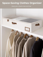 Under Bed Storage with Wire Hangers