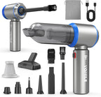 Mini Vacuum Cleaner, 2 in 1 27000PA Brushless Car Vacuum Air Duster 9000mAh Battery Air Blower Wireless Handheld Vacuum for C