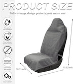 Waterproof Car Towel Seat Cover, Sweating Non-Slip Premium Towel Carseat Cover Protector, Universal Soft Machine Washable Car