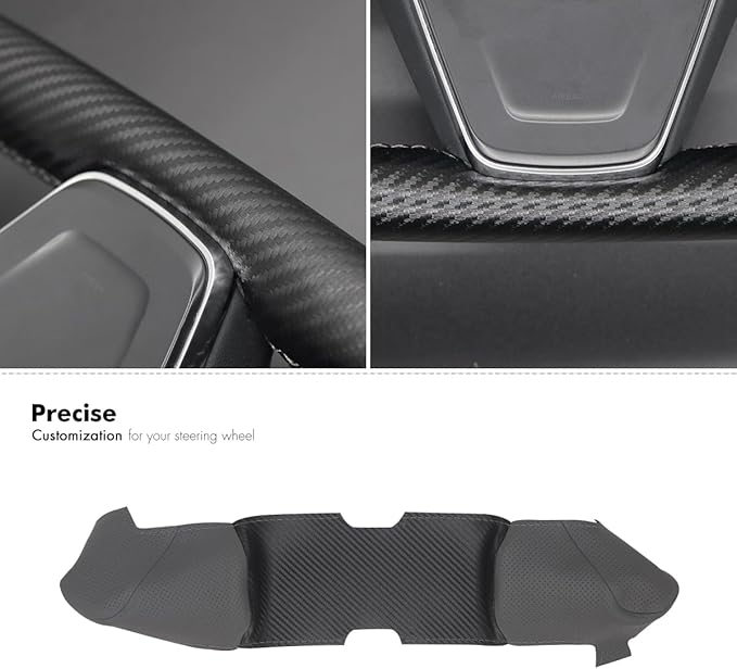 MEWANT Steering Wheel Cover for Tesla Yoke Steering Wheel Cover for Model X 2023 for Tesla Model S Steering Wheel Wrap