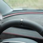 MEWANT DIY Stitching Steering Wheel Cover Wrap for Tesla Model 3 Highland 2023-2025/Model Y 2025 Highland for Tesla Model 3/Model Y Accessories