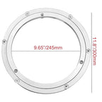 Aluminium Alloy Turntable Bearing, Heavy Duty Swivel Turntable Lazy Susan Rotating Bearing Turntable Round Dining Table Smoot