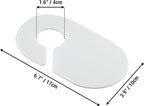 20 Pack Clothing Rack Size Dividers Blank Closet Separators for Clothes Baby Closet Size Divider Hooks Wardrobe Large Hangers