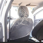 ICWEIMEI 100PCS Disposable Car Seat Covers Plastic Seat Covers for Cars Universal Disposable Clear Plastic Car Cover, Car Dis