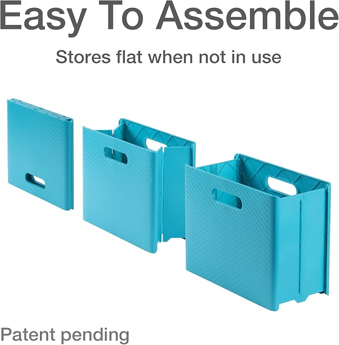 Pendaflex Mobile File Box with Handles, Portable Document Storage, File Bin for Home and Office, Easy Set Up, Collapse Down a