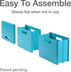 Pendaflex Mobile File Box with Handles, Portable Document Storage, File Bin for Home and Office, Easy Set Up, Collapse Down a