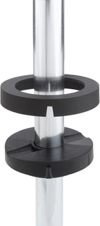 Rev-A-Shelf 2 Tier Full-Circle Lazy Susan for Corner Wall Cabinets Plastic 18" Double Shelf Swivel Kitchen Spice/Can Organize