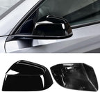 Jaronx Compatible with Tesla Model Y Juniper Mirror Cover Replacement 2025 2026, Left Driver Side Clip-on Rear View Mirror Cover Cap for Tesla Model Y Juniper Accessories 1963538-D4-B (Solid Black)