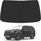 Windshield Sun Shade for 2024 2025 2026 Toyo'ta Land Cruiser Accessories, Foldable Window Sunshade Sun Visor Protector, Front Windshield Sunshade Sun Shield Blocks UV Rays Heat