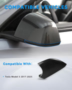 Mirror Bottom Cover for Tesla Model Y 2018-2025, Left Driver Side Rearview Mirror Lower Base Caps, Tesla Model Y Mirrors Cover Bottom Trim Replacement Accessories, Left