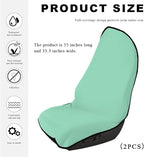 2PCS Car Towel Seat Cover, Waterproof Sweating Non-Slip Premium Soft Towel Carseat Protector, Universal Machine Washable Car 