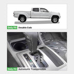 LASFIT Floor Mats for Toyota Tacoma 2008-2011 Double Cab Auto Tran, Custom Fit All Weather Protection Durable TPE Floor Liners for 2008-2011 Tacoma Accessories Front & Rear 2 Row Row Car Mats, Black