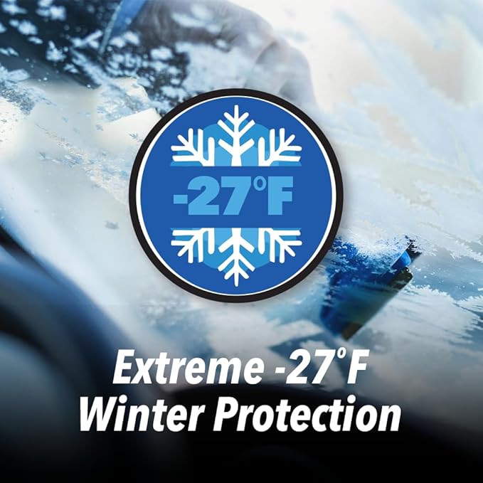 Clean Revolution Advanced All Season Windshield Washer Fluid Ultra Low VOC Formula - Extreme -27°F Winter Protection - Made i
