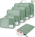 ECOHUB 6 Set Packing Cubes for Travel Durable Suitcase Organizer Bags Set with Personalized Tag Travel Essentials with Shoe B