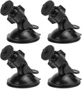 4 Pack Universal Car Dash Cam Mount - Vacuum Suction Cup Holder with 4 Interchangeable Heads for GPS Navigation and Dashboard Recorder(Screw Heads)
