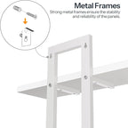 HOOBRO Floating Shelves, 15 Inch Wall Shelf Set of 2, Wall Mounted Storage Shelves 2-Tier, Hanging Bathroom Shelves, for Livi