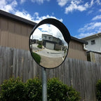 16" Convex Driveway Mirror, Upgrade Wide Angle View, Adjustable Blind Spot Mirror, Traffic Mirrors, Security Mirrors Indoor and Outdoor, Parabolic Safety Mirrors