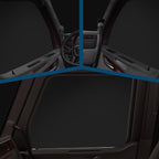 Side Window Sun Shade for Peterbilt 579 2022-2026, 567 2014-2026, Custom Fit 210T Reflective Sunshade for Semi Truck, 6-Layer Heat Insulation Privacy Protector, Block 99% UV Rays, 2PCS