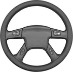 MEWANT Steering Wheel Cover for Chevy Silverado 1500/2500 / 3500 2003-2006 / Silverado 1500 2500HD 3500 Classic/Trailblazer Hand-Stitched Microfiber Leather Steering Wheel Wrap