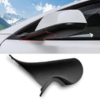 Jaronx Compatible with Tesla Model 3 Mirror Holder Lower Cover 2017-2025, Left Driver Side Rearview Mirror Bracket Bottom Base Cover Replacement for Tesla Model 3 Accessories 2287.3303-Z