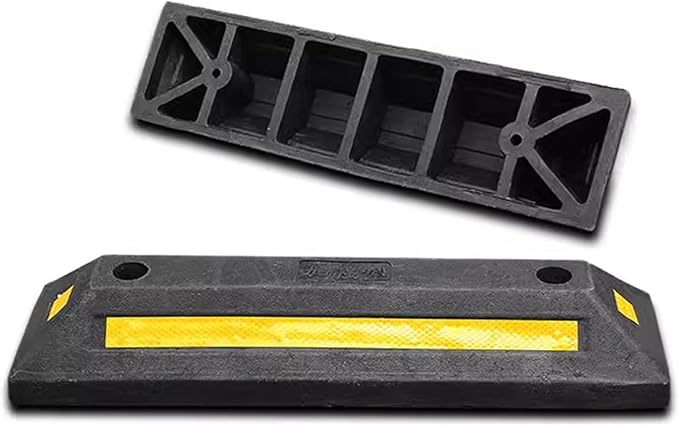 Garage Parking Aid Heavy Duty Rubber Parking Guide Premium Quality Durable Parking Stopper for Garage, Car Parking Accessories