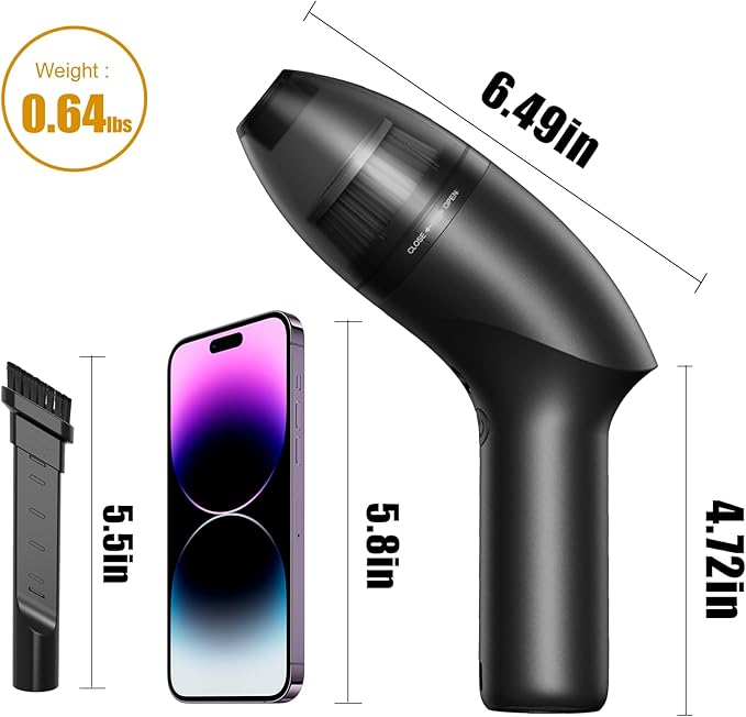 4.3Kpa Keyboard Vacuum Cleaner Mini：Handheld Computer Vacuum Cordless for Car Laptop Sewing Machine Portable Keyboard Vac USB