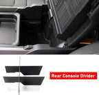 Jaronx Lower Center Console Organizer For 2019-2026 Dodge RAM 1500 and 2019-2026 RAM 2500/3500,Front Center Divider+ Rear Lower Divider (NOT for Classic, Longhorn, Limited, TRX)