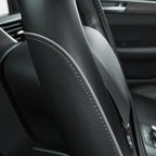 Car Pass Color Piping Microfiber Leather Universal Fit Steering Wheel Cover,Perfectly fit for 14.5-15 inches Suvs,Vans,Trucks