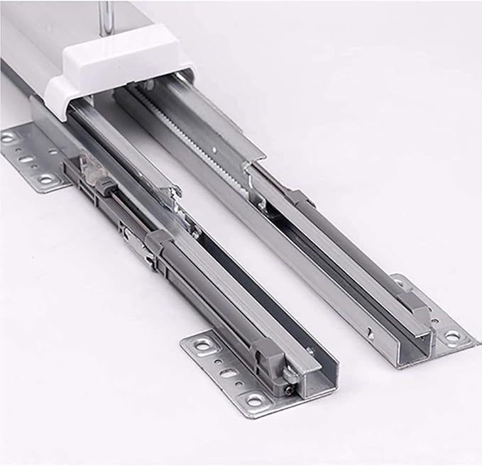 Pull Out Clothes Rail Extendable Clothes Rail - Sliding Wardrobe Closet Rod, Pull Out Closet Clothes Rail With Buffer System,