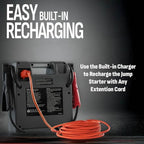 Schumacher Electric DSR Pro 1800A Heavy-Duty Car Battery Jump Starter and Portable Power Station, Professional Grade, 12V DC