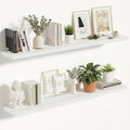 Vivelove 10 in Deep Floating Shelves for Wall, 47.2" x 10.2" x 1.5" Shelves for Room Wall Mounted, 1.5 Inch Thick Shelf for B
