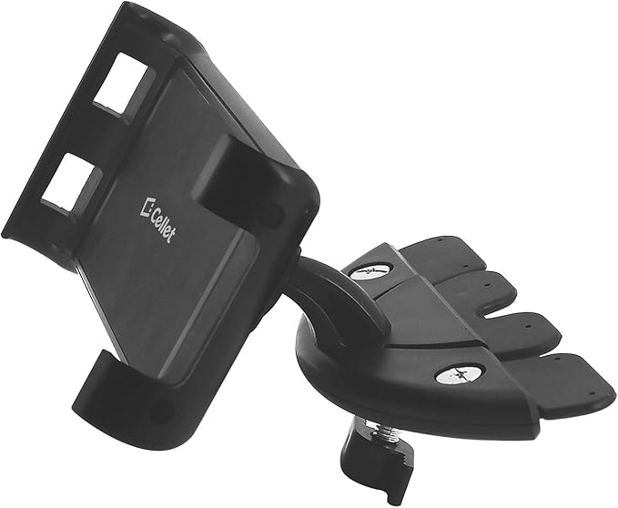 Cellet Car CD Slot Tablet Holder Mount, and Smartphones Compatible for iPad, Air, Pro, mini, Galaxy Tab, Kindle Fire, Surface, Nintendo Switch, Chromebook, iPhone, Samsung Galaxy, Moto, Google Pixel