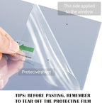 WPCTEV Window Film One Way Mirror Film Privacy Static Non-Adhesive Decorative Heat Control Anti UV Window Tint for Home and Office Silver 6 Mil 23.6 Inch x 13.1 Feet