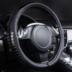 Flying Banner car Steering Wheel Cover Gel Massage Velvet Cool Warm Universal Size 15 inches SUV Truck Anti Slip Odorless Sum