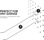 Neiko 53104A 8” Pegboard Hook Organizer Kit, 50 Pack, Hanging Hooks Set for Garage Organization, Great for Wall Hanging and S