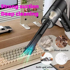 Mini Vacuum Cleaner for,2 in 1 Keyboard Vacuum Cleaner Wireless Handheld,Car Vacuum with Brushless Motor High Power 120W Rech