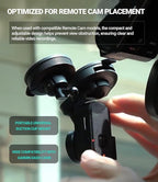 Universal Dash Cam Suction Cup Mount for Garmin Dash Cam 47/57/67W, Mini Series, Tandem, X-Series & Speak Series, 010-12530-25