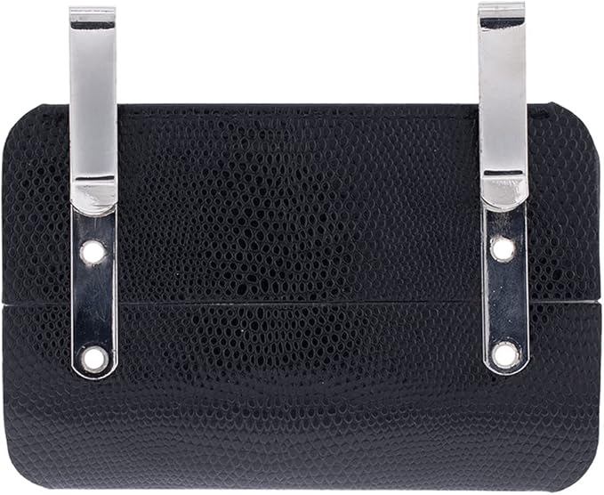 United Pacific C5029 Classic Vintage Style Sun Visor Registration Holder/Visor Clip, Sun Visor Accessory, Synthetic Material w/Clear Window - ONE Unit