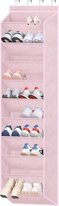 SLEEPING LAMB Over The Door Shoe Organizer for Closet, Kids Sneaker Storage for Hanging Shoe Rack for Door with Large Deep Po
