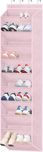 SLEEPING LAMB Over The Door Shoe Organizer for Closet, Kids Sneaker Storage for Hanging Shoe Rack for Door with Large Deep Po