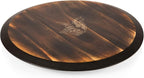 PICNIC TIME NFL Unisex NFL Lazy Susan Serving Tray, Wooden Turntable Round Charcuterie Board, Cheese Serving Platter