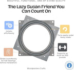 Lazy Susan Hardware, 6 inch, 500 lbs. Load Capacity, Pack of 10 Steel Lazy Susan Turntable Ball Bearing, by Woodpeckers