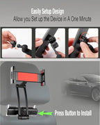 INNOMAX Adjustable Long Arm Tablet Mount, Backseat iPad Holder, 5"-12.5" Devices, Black