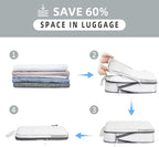 BAGAIL 6 Set Ultralight Compression Packing Cubes Packing Organizer for Travel Accessories Luggage Suitcase Backpack