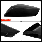 A-Premium Left Driver Side Rearview Mirror Cover Cap Compatible with Chevy Chevrolet Malibu 2016 2017 2018 2019 2020 2021 2022 2023 2024 2025 - Textured Black, Paint to Match, Replace# 84026841