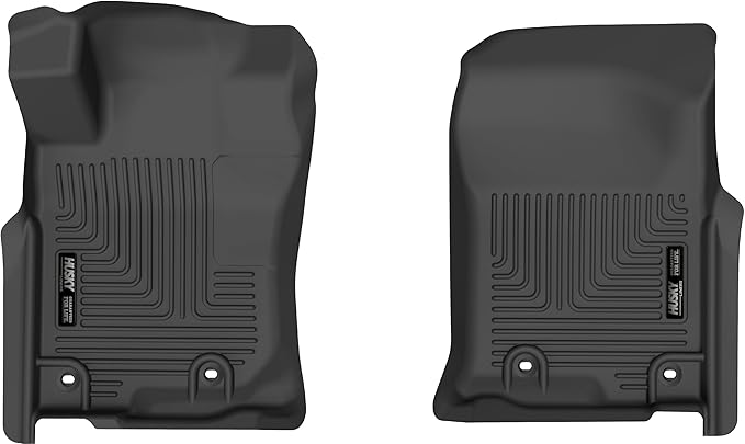 Husky Liners Weatherbeater Floor Mats | Fits 2013-2024 Toyota 4Runner; 2014-2024 Lexus GX460 | Front Row, 2-pc Black - 13721